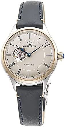 ORIENT Star Automatic Watch Classic Semi-Skeleton Mechanical Made in Japan 2 Years with Domestic Manufacturer's Warranty Open Heart RK-ND0011N Women's Ivory