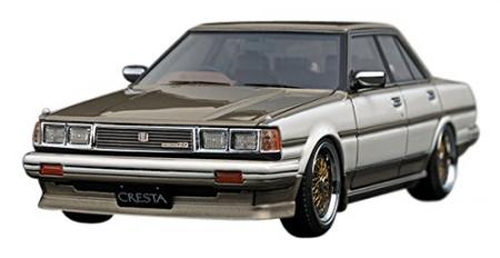 ignitionmodel 1/43 TOYOTA Cresta Super Lucent (GX71) White / Gold Completed Model