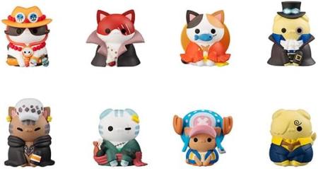 MEGA CAT PROJECT One Piece Nyampis Nyan! I'm going to be the Pirate King! (Resale) (BOX) Approx. 30mm PVC painted finished figure