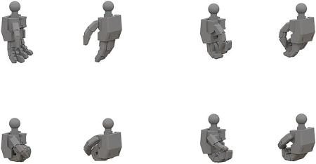 GOOD SMILE COMPANY MODEROID Titanomachy T-Hand Set Square/S from Titanomachy SIDE CE Non-Scale Assembled Plastic Model