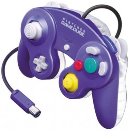 Nintendo GameCube Dedicated Controller Violet & Clear