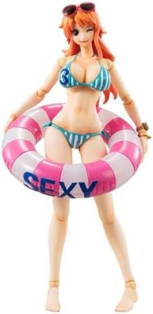 MegaHouse Variable Action Heroes ONE PIECE Nami (Summer Vacation) (Rerelease) Approximately 160mm PVC Painted Movable Figure