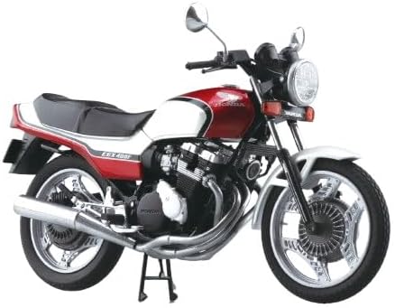 Aoshima Bunka Kyozai Co., Ltd. Skynet 1/12 Complete Bike Honda CBX400F Pearl/Candy Red
