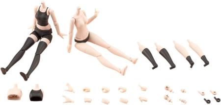 Kotobukiya (KOTOBUKIYA) Sosai Shojo Teien Dress-Up Body (S) Color C Ver. 1/10 Scale Plastic Model, Approximately 121mm Tall