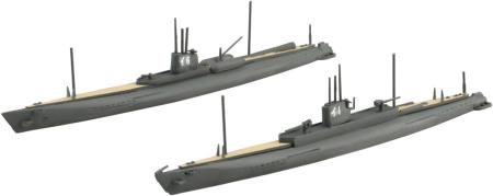 Aoshima Bunka Kyozaisha (AOSHIMA) 1/700 Waterline Series No. 431 Japanese Navy Submarine I-1 & I-6 Plastic Model (Submarine)