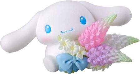 Rowtashii Noise mofamofy Sanrio Cinnamoroll Pre-painted Figure Approximately 65mm Made of PVC ABS and Nylon