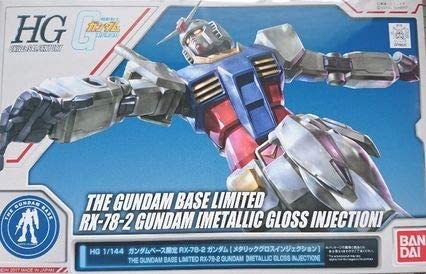 HG 1/144 Gundam Base Limited RX-78-2 Gundam (Metallic Gloss Injection) Mobile Suit Gundam