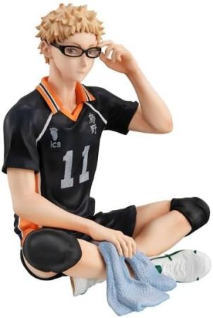 GEM Series Haikyu!! Palm-sized Tsukishima Kei Completed Figure