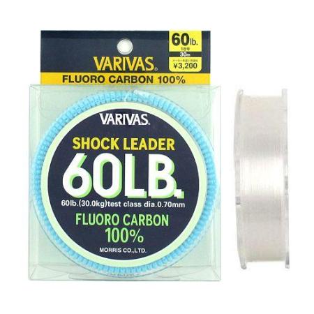 VARIVAS Shock Leader Fluorocarbon 30m 60lb
