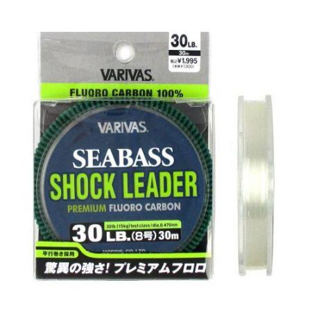 VARIVAS Seabass Shock Leader Fluorocarbon 30m 30lb