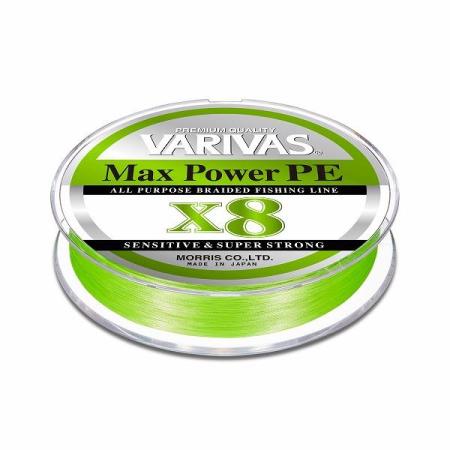VARIVAS Max Power PE X8 200m (Lime Green) No. 0.8