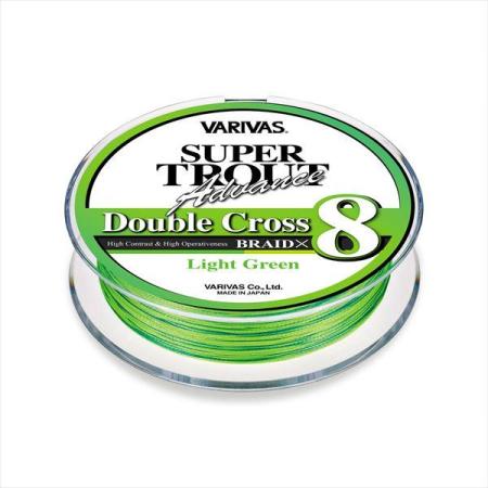 VARIVAS Super Trout Advance Double Cross PE X8 100m No. 0.6 (Light Green)
