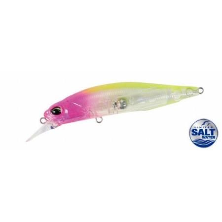 DUO Seabass Lure Realis Rosante 77SP SW CLA0602 Clear Pink Head Chart
