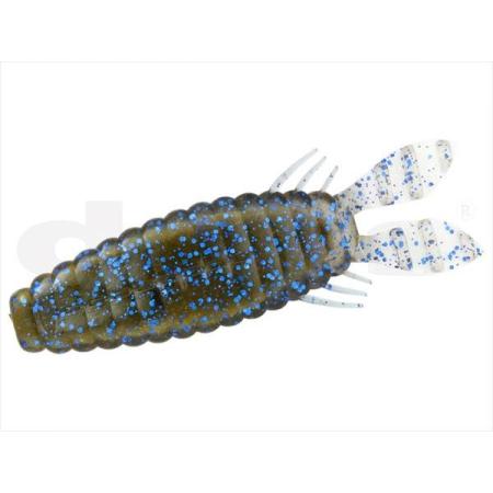 DEPS Lures Saltwater Bull Slide 3.4 inch #123 Green Pumpkin/Blue Flake Smoke/Blue F