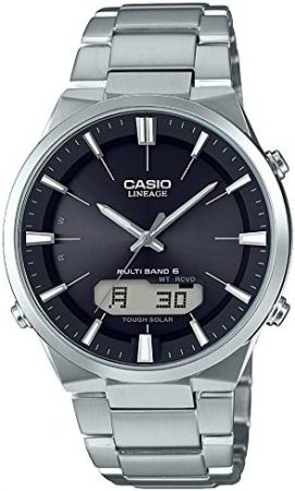 CASIO watch lineage radio wave solar LCW-M510D-1AJF men's silver