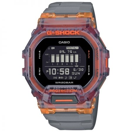 G-SHOCK  G-SQUAD G-SQUAD GBD-200SM-1A5JF Men's Watch Battery-powered Bluetooth Digital Inverted LCD Domestic Genuine Casio