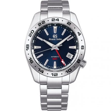 Grand Seiko 9S Mechanical GMT SBGM245 Men's Watch Self-winding Mechanical Blue 9S66 Ocean