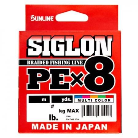 Sunline Line SIGLON PE ×8 150m Multicolor 0.6 10lb