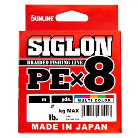 Sunline Line SIGLON PE ×8 200m Multicolor No. 1.2 20lb