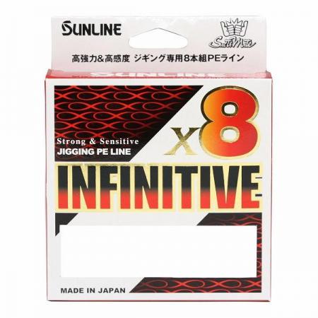 Sunline PE Line Saltimate Infinite x 8 No. 2.5 200m Green & Purple & Red & Blue & Orange