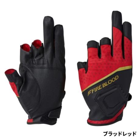 Shimano Limited Pro Magnetic Quick Dry Gloves 3 GL-100X Blood Red XL
