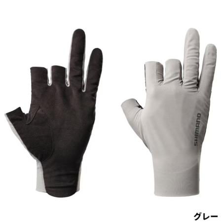 Shimano 05 Sensitive Gloves 3 GL-006Y Gray M