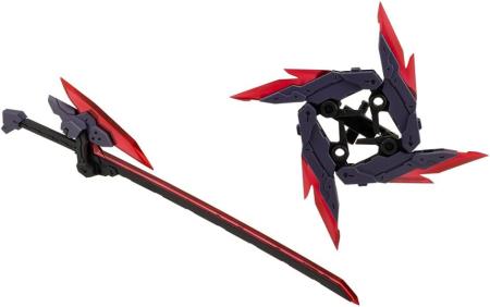 Kotobukiya Megami Device MSG 07 Ninja Blade Kazakiri Meijin (Meijin) 1/1 Scale Plastic Model, Approximately 170mm Long