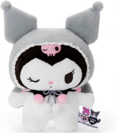 Sanrio Characters Pyokorin Kuromi (20th Anniversary) Plush Toy Height approx. 33cm