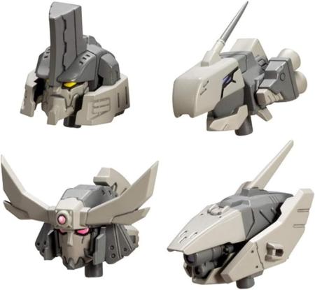Kotobukiya MSG Modeling Support Goods Mecha Supply 15 Customized Head B Total Length Approx. 30mm Non-Scale Plastic Model MJ15