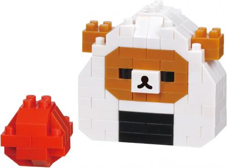 Kawada Nanoblock Rilakkuma (Rice Ball) 170 Pieces Ages 12 and Up Rilakkuma NBCC_172