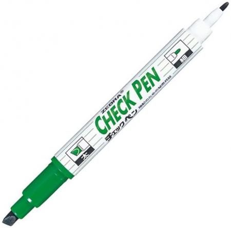 Zebra Check Pen for Memorization P-MW-151-CK-G Green