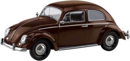 Aoshima Bunka Kyozai (AOSHIMA) 1/32 Scale Rakupla Snap Kit No. 20-TB Volkswagen Beetle (Texas Brown) Pre-Colored Plastic Model Kit