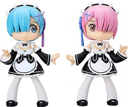 Loose Re: Life in a Different World from Zero Rem & Ram Non-scale Soft Vinyl & PVC Painted Movable Figure