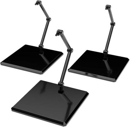 GOOD SMILE COMPANY THE Simple Stand x 3 BLACK (For Figures & Models) Plastic Base