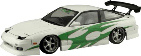 Aoshima Bunka Kyozai 1/24 The Tuned Car Series No.98 Nissan URAS RPS13 180SX 96 Ver.2 Plastic Model Car