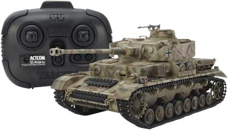Tamiya 1/35 RC Tank Series No.18 German Panzer IV J Type (with dedicated radio) 48218