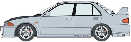 Hasegawa 1/24 Mitsubishi Lancer GSR Evolution III Lowdown Version Plastic Model Kit 20782 (Car)