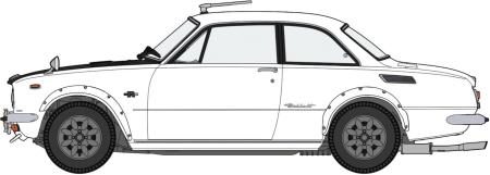 Hasegawa 1/24 Scale Isuzu Bellett 1600GTR Early Model Custom Version Plastic Model Kit 20802 (Car)