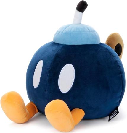 Takara Tomy Arts Super Mario Mocchi-Mocchi-GameStyle Bomhei Plush Toy, Approx. 45cm Wide
