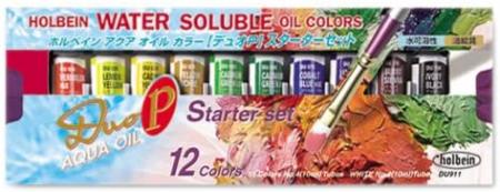Holbein Oil Paint Aqua Oil Color DUO Starter Set DU911 10ml (No.4) 023911