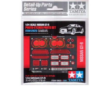 TAMITA 1/24 Detail Up Parts Series No.23 Nissan GT-R Etching Parts Set Plastic Model Parts 12623