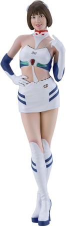 Hasegawa 1/12 Real Figure Collection Evangelion Racing Circuit Mate Arisa Akagi/Rei Ayanami Height approx. 14cm Unpainted Resin Kit SP651 (People)