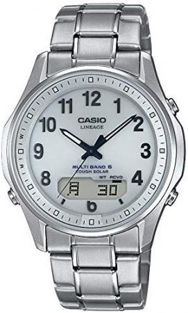 CASIO watch lineage radio wave solar LCW-M100TSE-7AJF men's silver