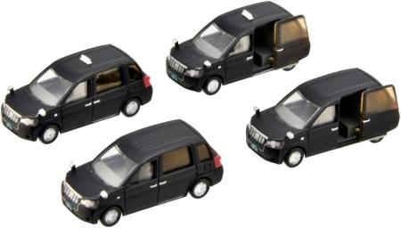 Tomytec The Car Collection Carcolle Basic Set Selection JPN Taxi Black Diorama Supplies 336211