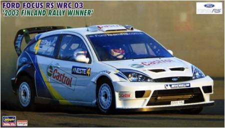 Hasegawa Model Kits 1/24 Car Model CR34 Rally Car Series Ford Focus RS WRC 03 2003 Finland Rally Winner ”1/24 Plastic Model