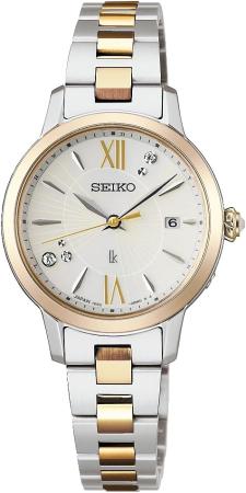 SEIKO Watch LUKIA 30th Anniversary LUKIA Grow ELAIZA Ikeda x Daichi Miura Limited Edition SSVW242 Women's Silver & Lady Gold