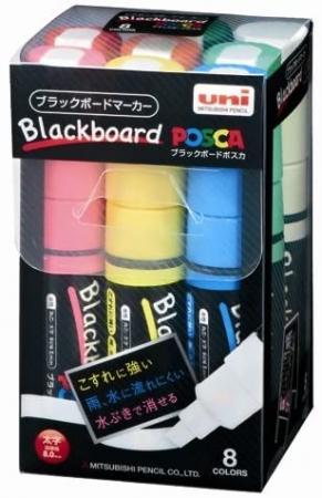 Mitsubishi Black Board Posca (Bold) (8 colors) PCE2508K8C