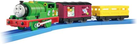 TAKARA TOMY Plarail Thomas TS-15 Plarail Percy's Postal Delivery Train, Toy for Ages 3 and Up