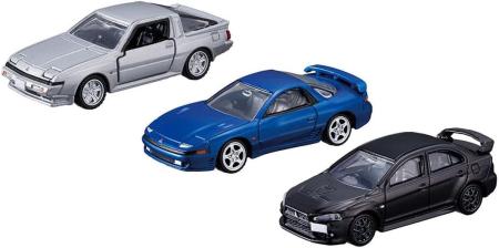 Takara Tomy Tomica Premium Mitsubishi Sports Cars 3 Models Collection Miniature Car Toy for Ages 6 and Up