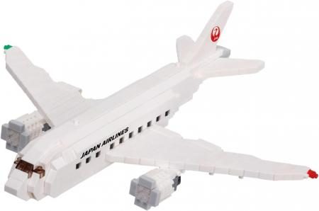Kawada Nanoblock JAL Passenger Plane 580 Pieces 19.5 x 10 x 18.5 cm Ages 12 and up Interior Hobby NBM-044